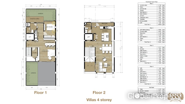 image 16 GPPH1263_A 4-Storey Villa Town Homes in brand new luxury project