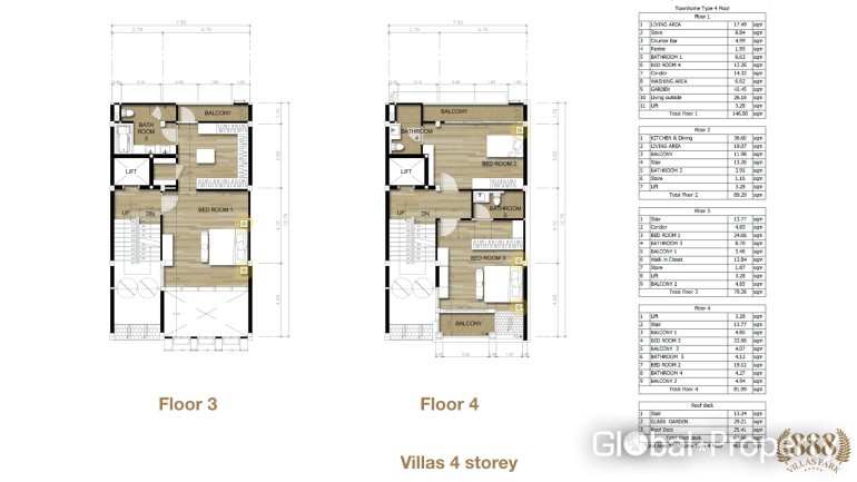 image 17 GPPH1263_A 4-Storey Villa Town Homes in brand new luxury project