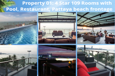 GPPB0169  Pattaya Beach Front 168 Room Hotel Combined