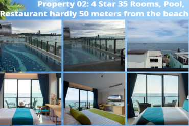 image 3 GPPB0169 Pattaya Beach Front 168 Room Hotel Combined