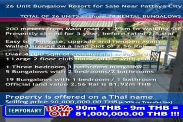image 27 GPPB0272 Pattaya Thappraya Road 2 Rai (resort) and 11 Rai (land) for Sale