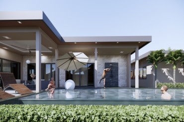 GPPH1359  Luxurioese Pool-Villa in Mabprachan Pong zu verkaufen