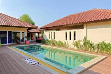 GPPB0346  Modern 3 Bedroom Thai-Bali Style Pool Villa in Huay Yai!